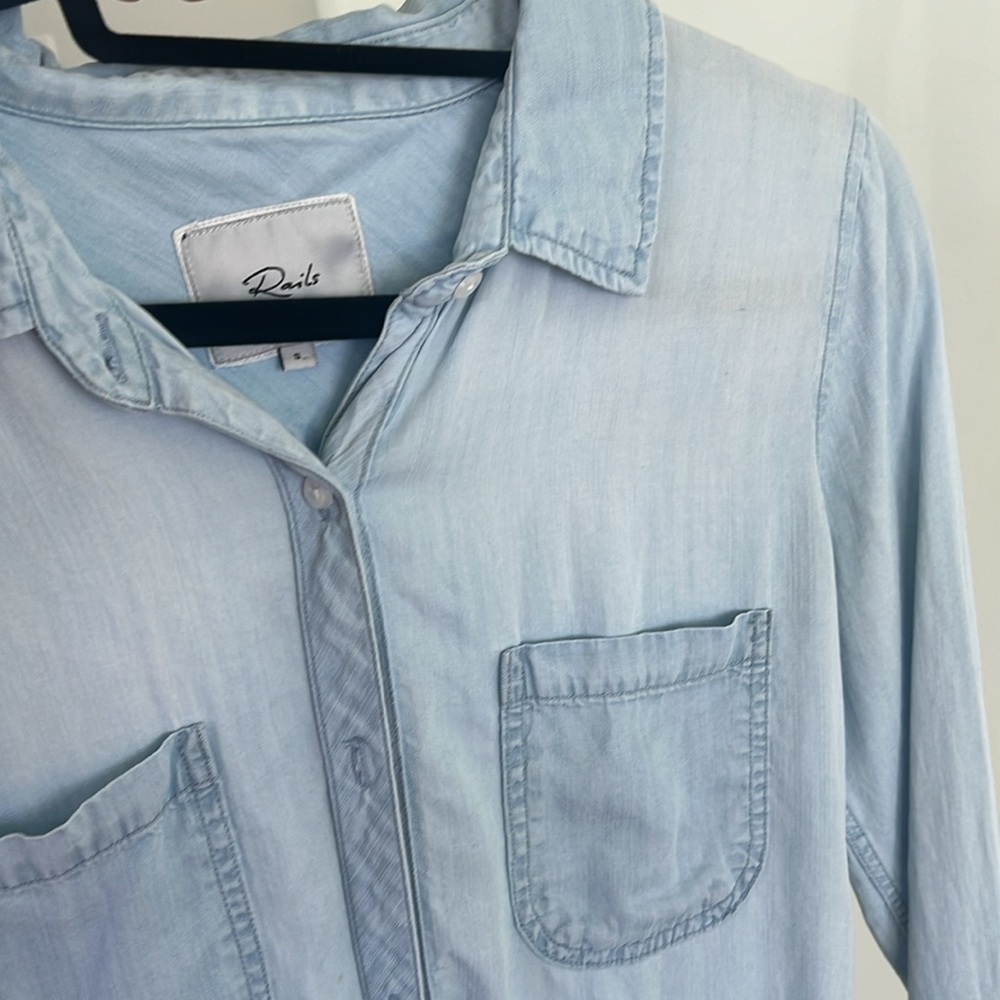 Rails Chambray Top - image 5
